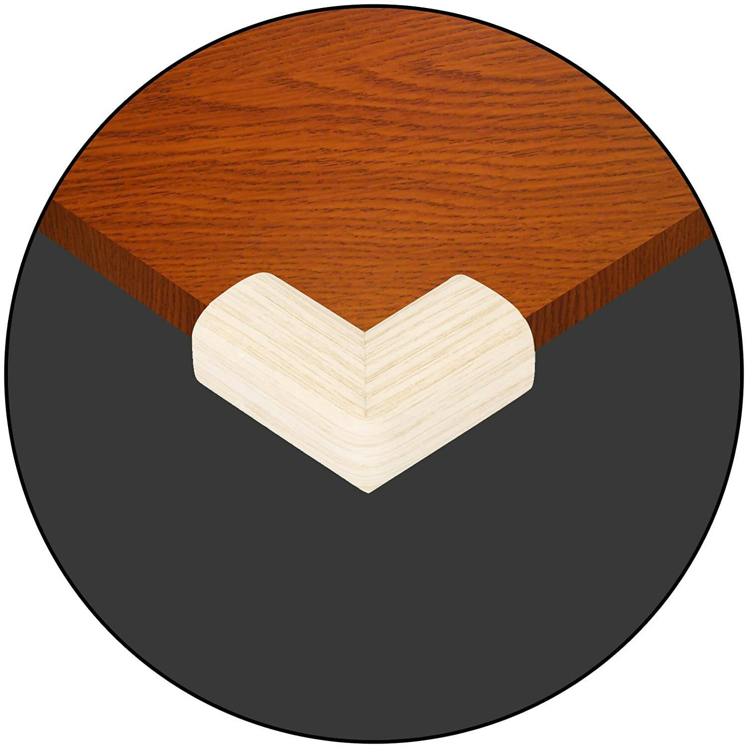 Safe-O-Kid High Qualityhigh Density L-Shaped Large Extra Thick Nbr Corner Cushions - Cream Texture - Distacart