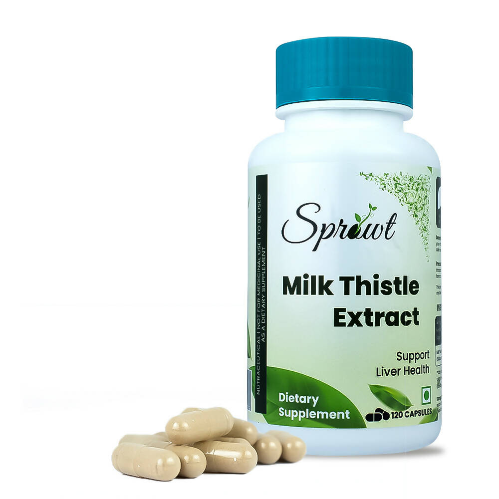 Sprowt Milk Thistle Extract Capsules - Distacart