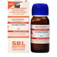 Thumbnail for SBL Homeopathy Calcarea Fluorica LM Potency - Distacart