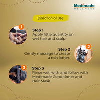 Thumbnail for Medimade Wellness Volumizing Hair Growth Rice Water Shampoo - Distacart