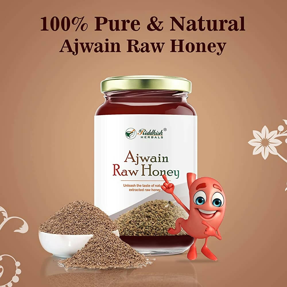 Riddhish Herbals Ajwain Raw Organic Honey - Distacart