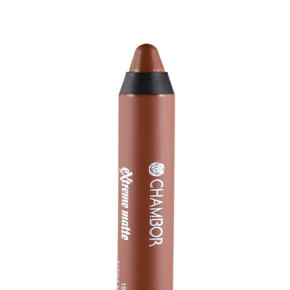 Chambor Saddle Brown 10 Extreme Matte Long Wear Lip Colour 2.8 gm