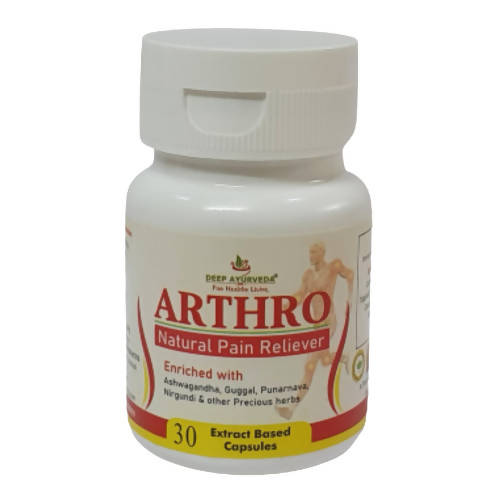 Deep Ayurveda Arthro 500mg Veg Capsules - Distacart