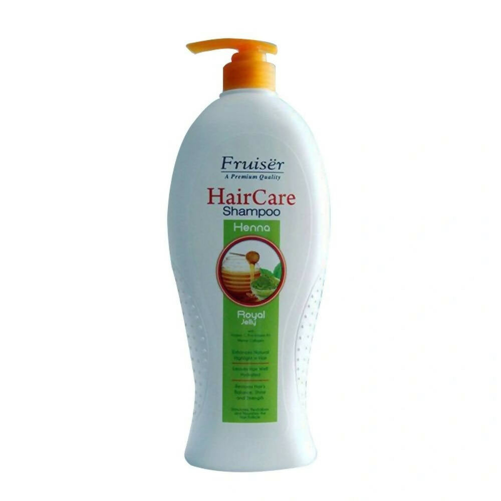 Fruiser Hair Care Shampoo With Henna & Royal Jelly - Distacart