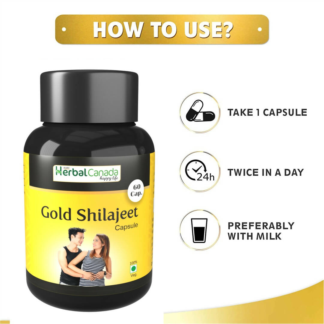 Herbal Canada Pure Gold SJ Capsules - Distacart