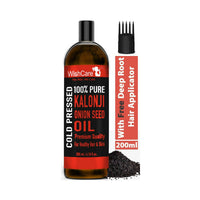 Thumbnail for Wishcare Premium Cold Pressed Kalonji - Onion Black Seed Hair Oil - Distacart