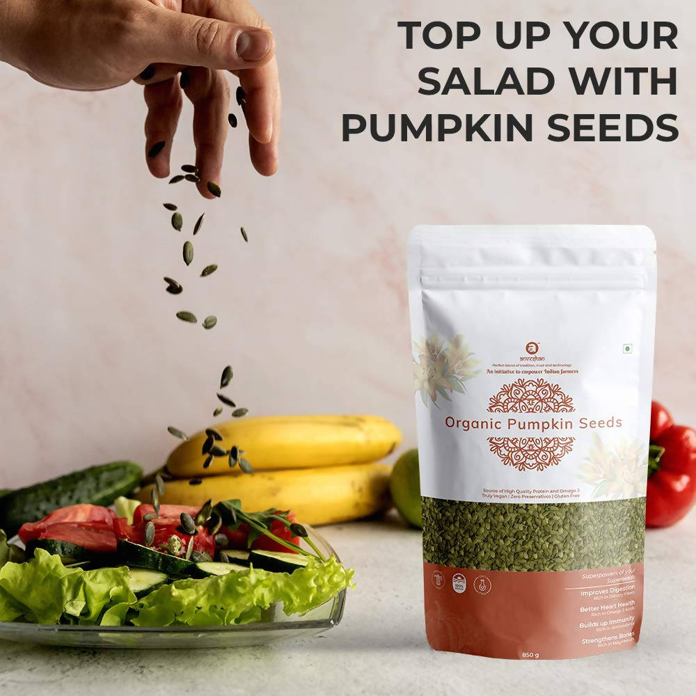 Anveshan Organic Raw Pumpkin Seeds