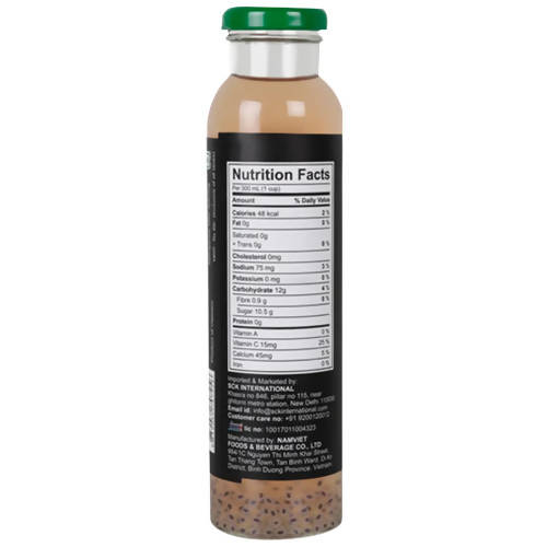 Harveys Fruitoria Basil Seed Drink-Strawberry Flavor - Distacart