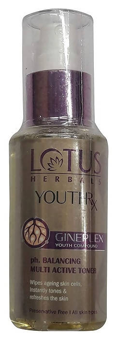 Lotus Herbals Youth RX PH Balancing Multi Active Toner - Distacart