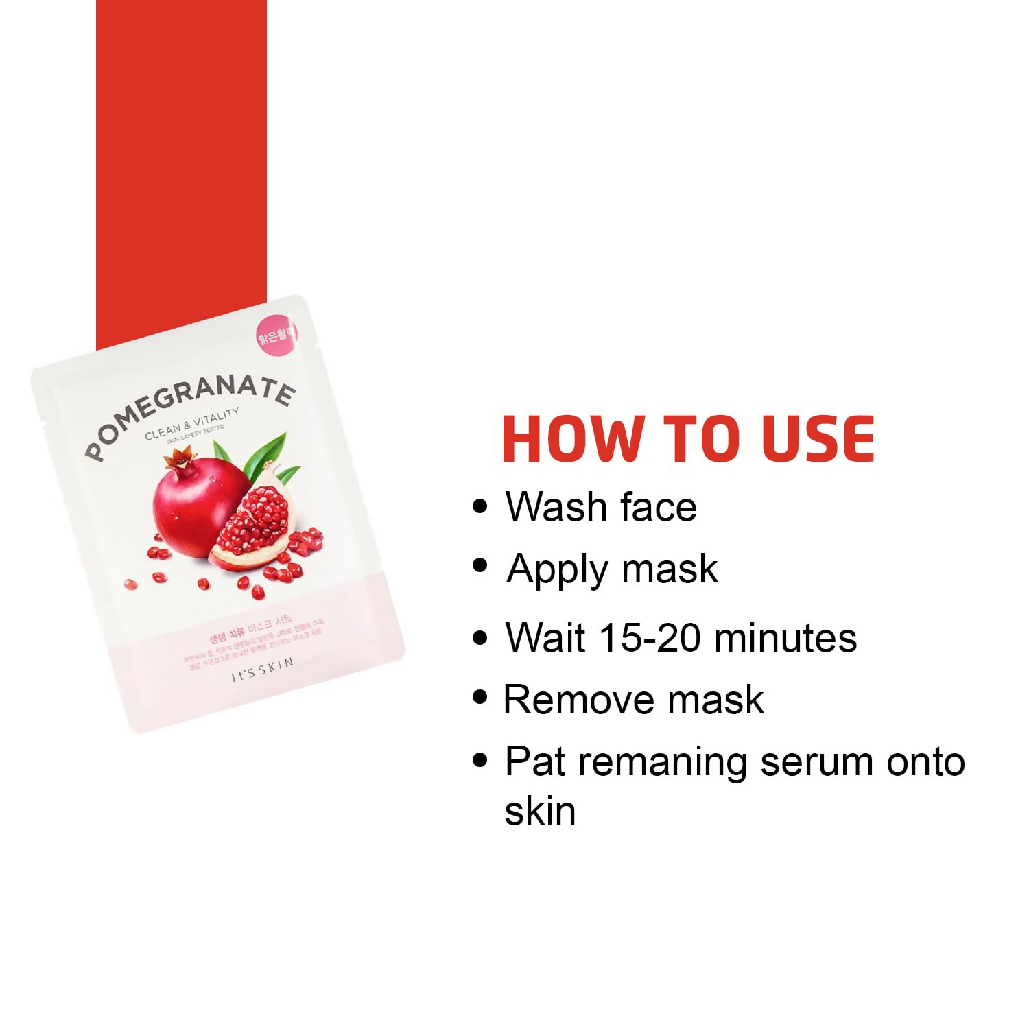 It's Skin The Fresh Pomegranate Mask Sheet - Distacart