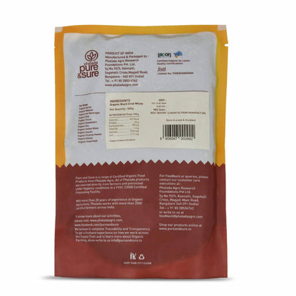 Pure & Sure Black Urad Dal Whole Organic Pulses uses