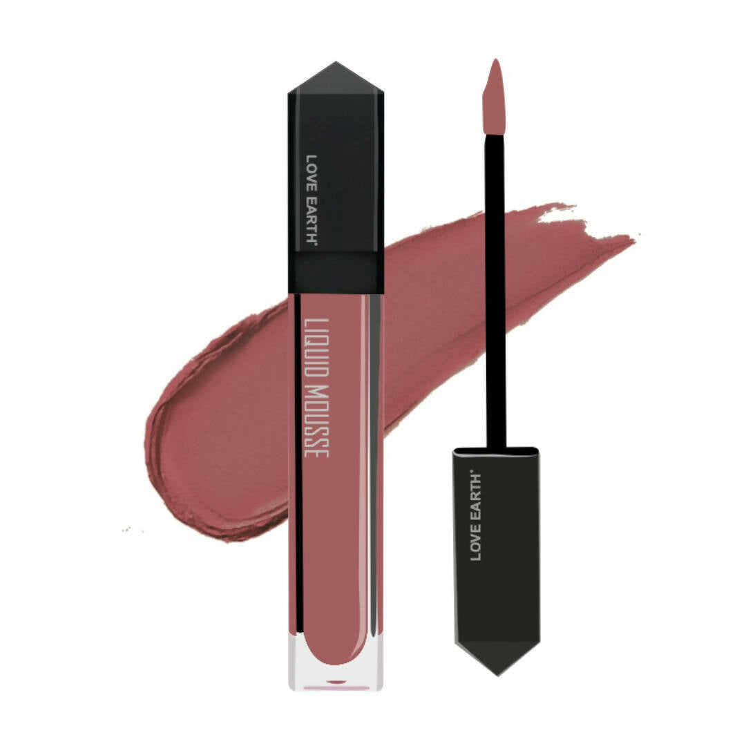 Love Earth Liquid Mousse Lipstick - Peach Mojito - Distacart