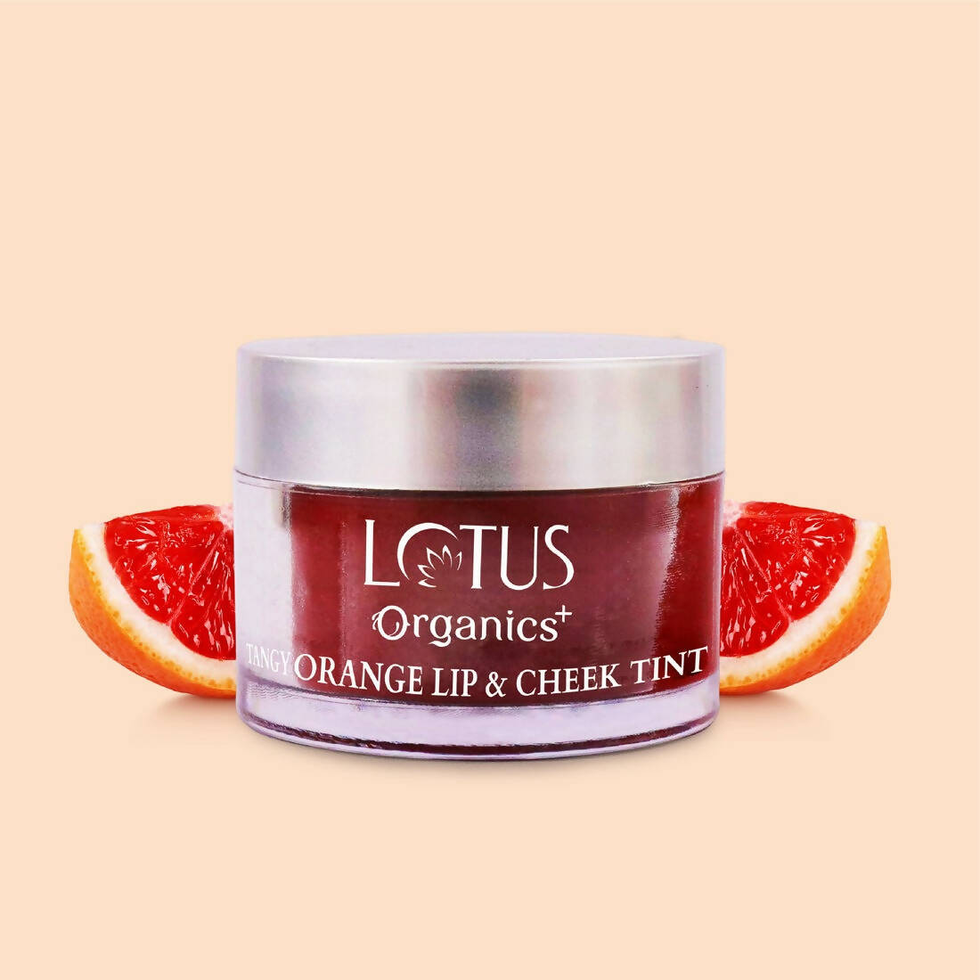 Lotus Organics+ Tangy Orange Lip & Cheek Tint - Distacart