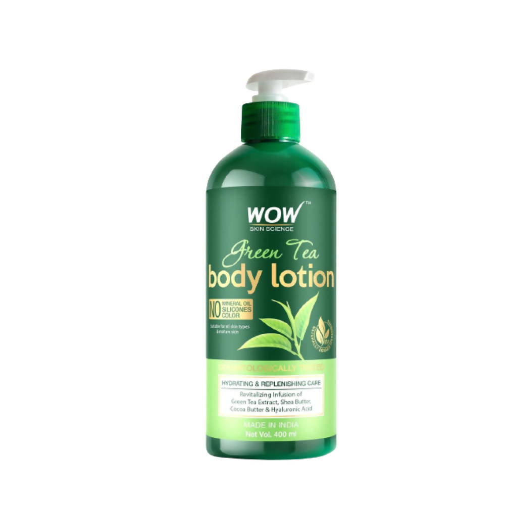 Wow Skin Science Green Tea Body Lotion - Distacart
