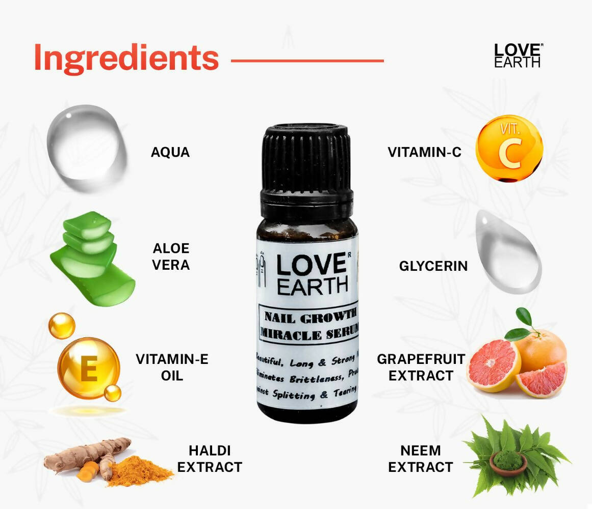 Love Earth Nail Growth Serum - Distacart