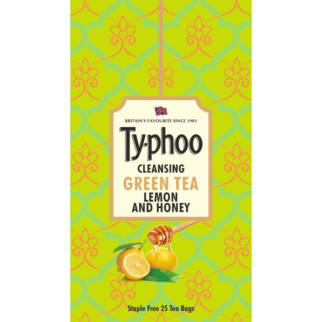Typhoo Cleansing Lemon & Honey Green Tea Bags - Distacart