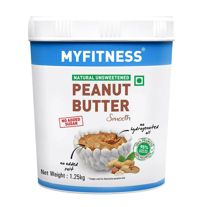 Myfitness Unsweetened Natural Peanut Butter Smooth - Distacart