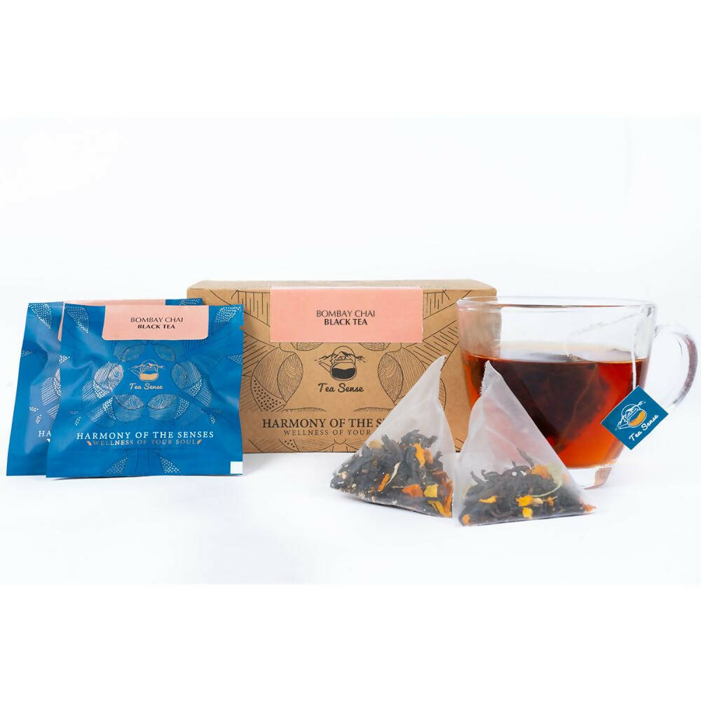 Tea Sense Bombay Cutting Masala Chai Bags Box - Distacart