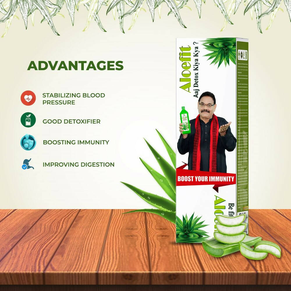 Pharma Science Aloe Vera Juice With Pulp Bottle - Distacart