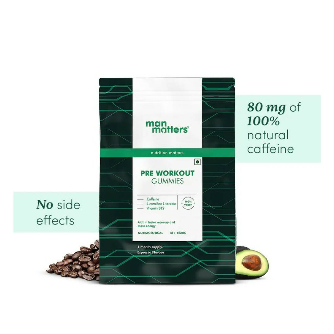 Man Matters Pre Workout Gummies - Distacart