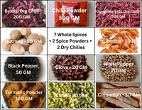 Thumbnail for Namma Byadgi's Organic Mirchi Masala Kit- (Marchi, Spices, Powders) - Distacart