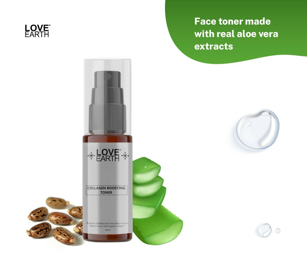 Love Earth Collagen Boosting Toner - Distacart
