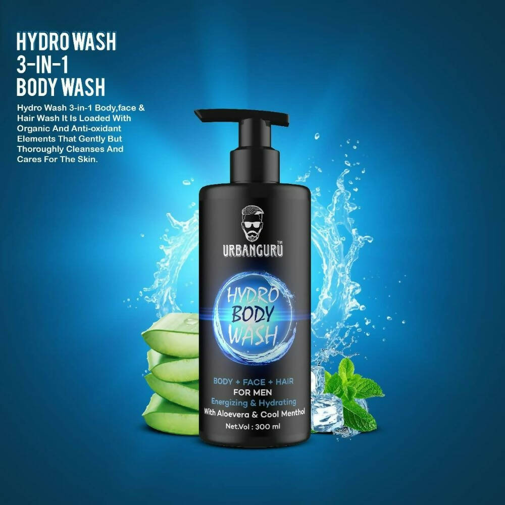 Urbanguru Hydro Body Wash 3 in 1 For Men - Distacart