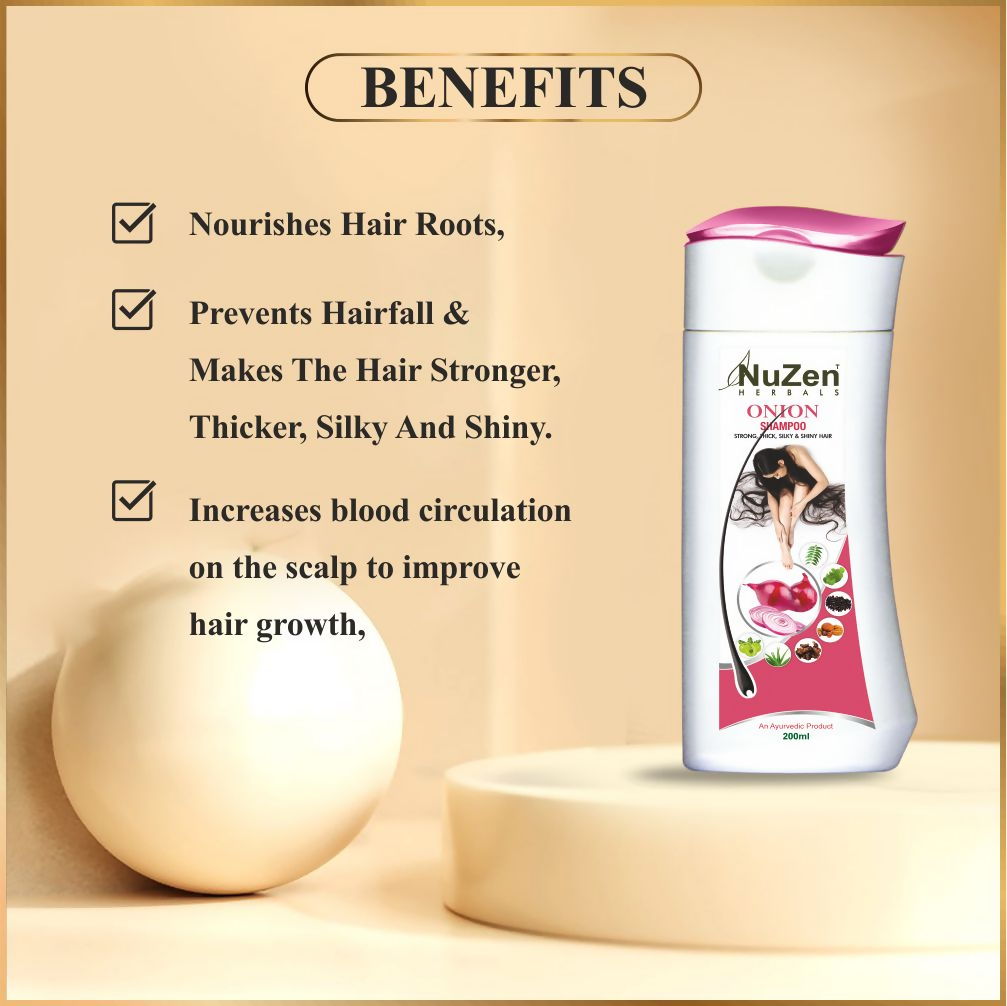 NuZen Herbals Onion Shampoo - Distacart