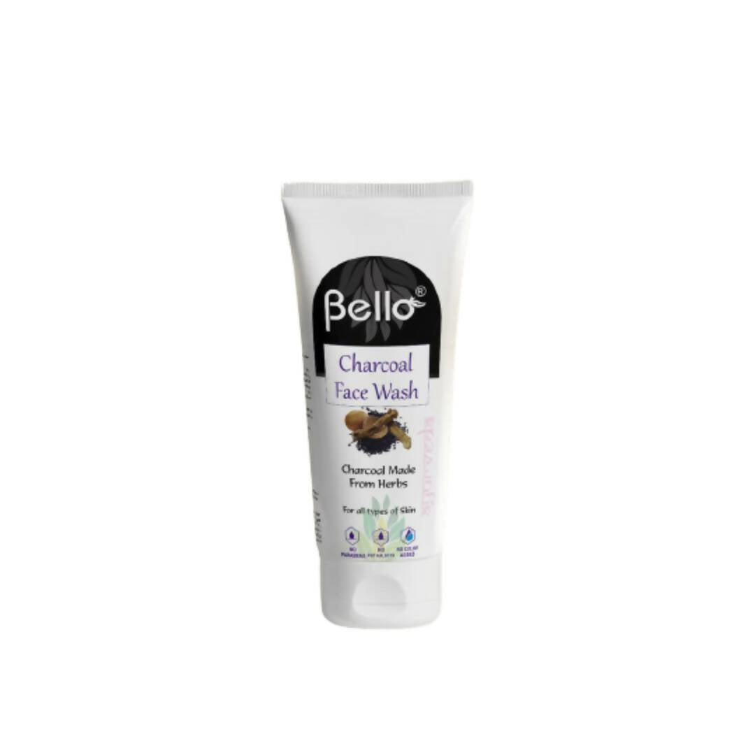 Bello Herbals Charcoal Face Wash - Distacart
