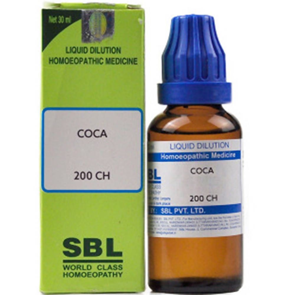 SBL Homeopathy Coca Dilution 200 CH