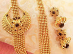 Thumbnail for Bridal Black Kemp Layer Necklace Set