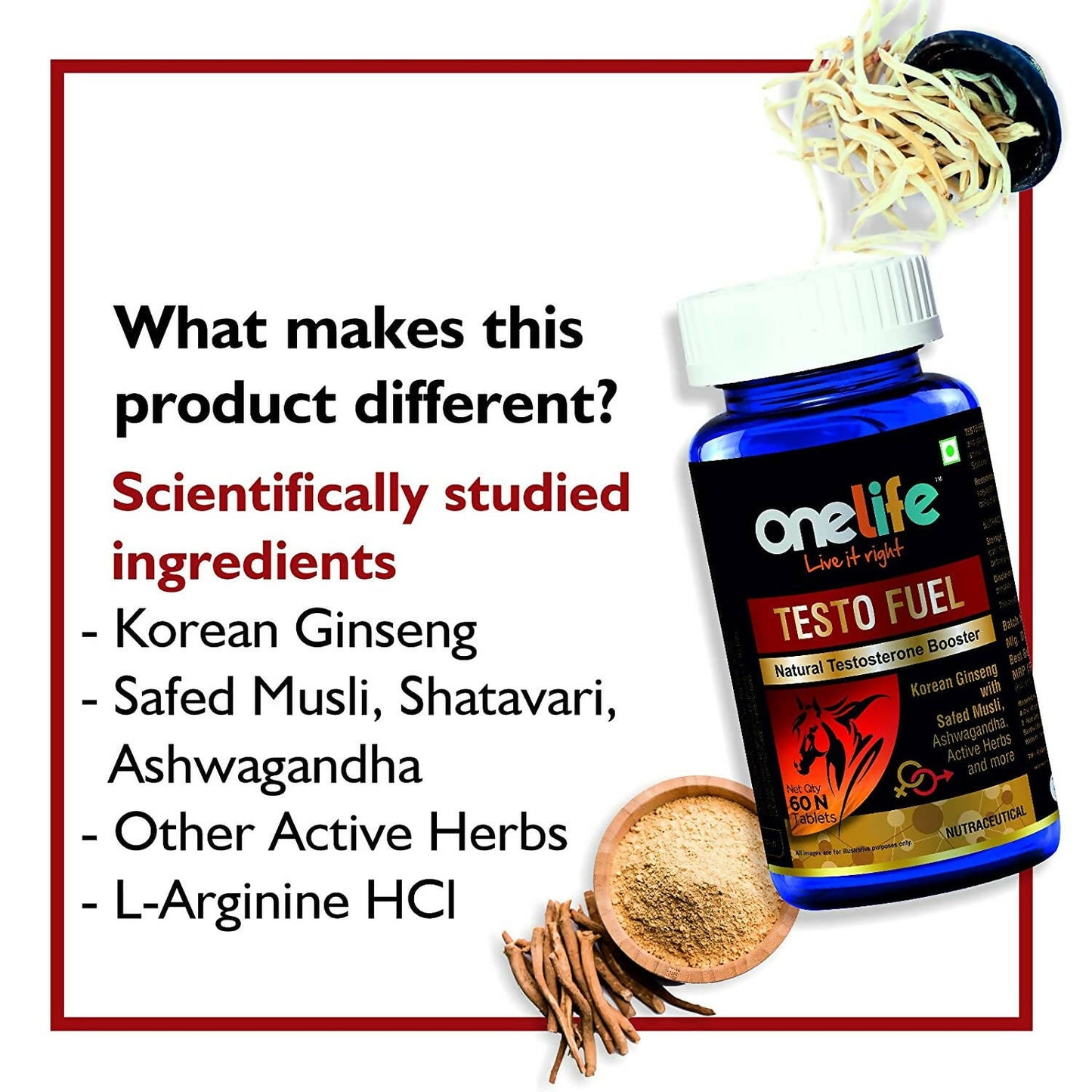 Onelife Testo Fuel Tablets - Distacart
