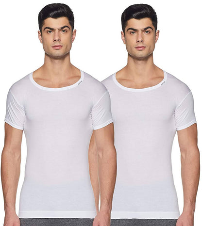 Rupa Frontline Men's Plain Vest - Pack of 2