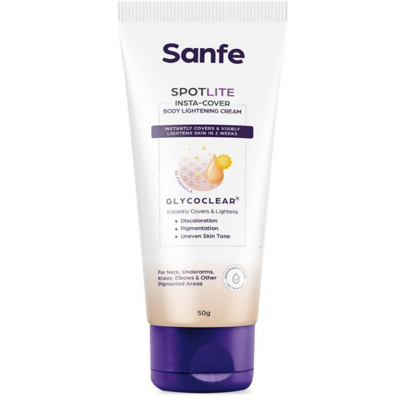 Sanfe Spotlite Insta-Cover Body Lightening Cream - Distacart