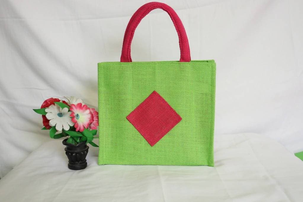 Kids Jute Lunch Bag