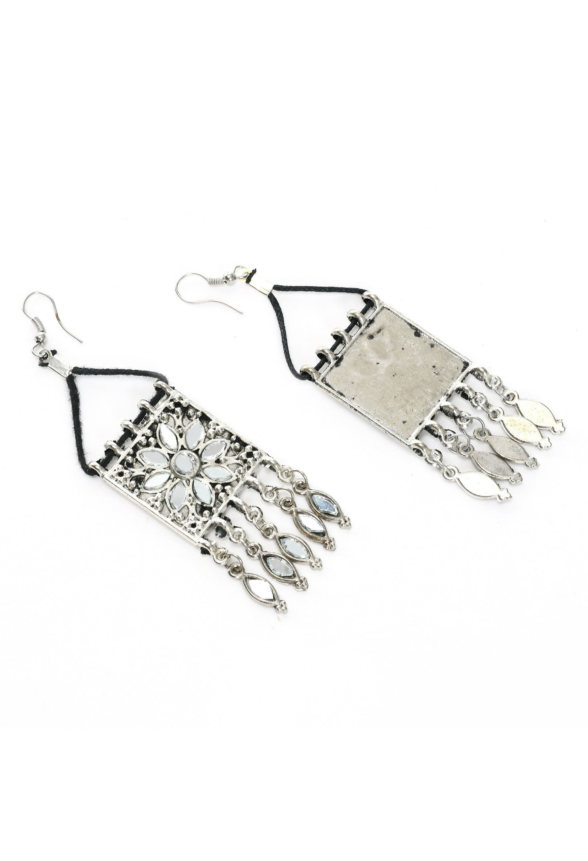Mominos Fashion Johar Kamal Women Silver-Plated Brass Finish Mirror Work Choker - Distacart