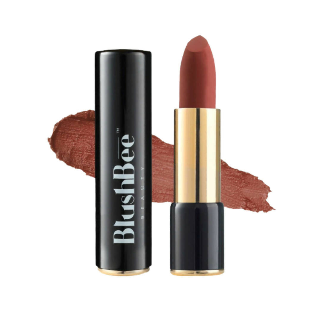 BlushBee Organic Beauty Lip Nourishing Vegan Lipstick - Nude Neutral - Distacart