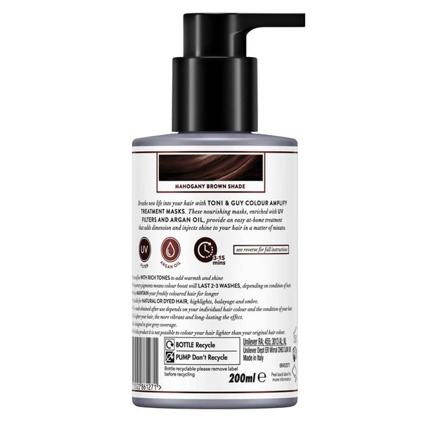 Toni&Guy Colour Amplify Hair Mask - Mahogany Brown - Distacart