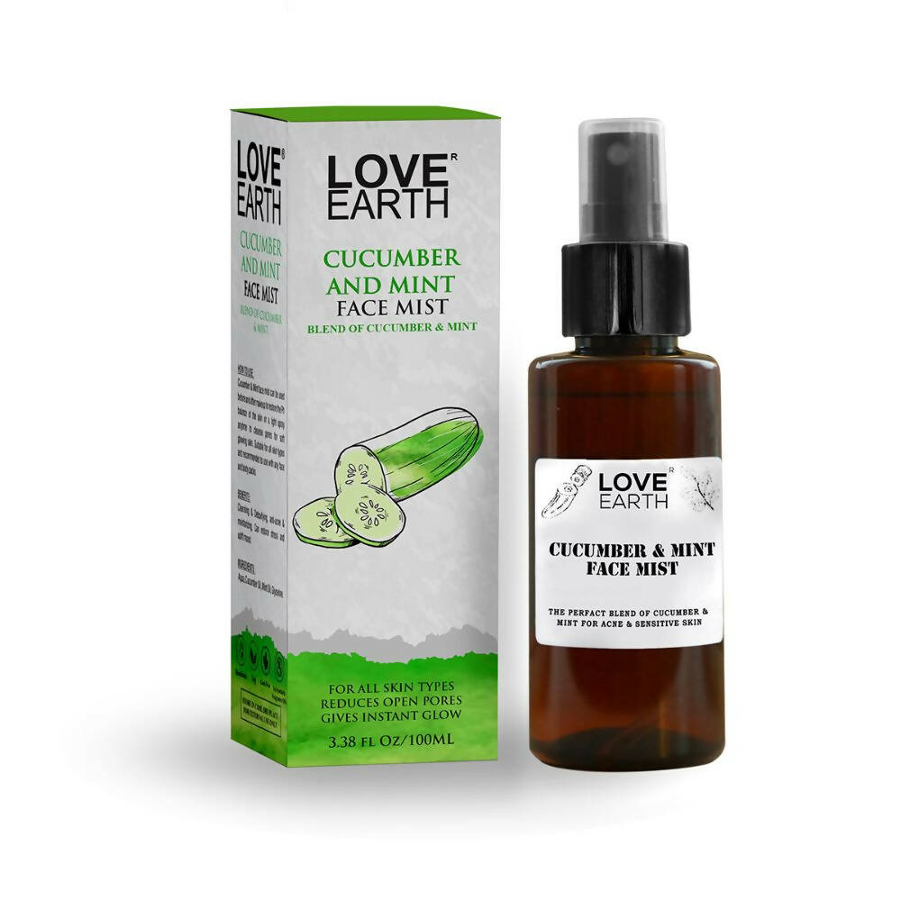 Love Earth Cucumber & Mint Face Mist - Distacart