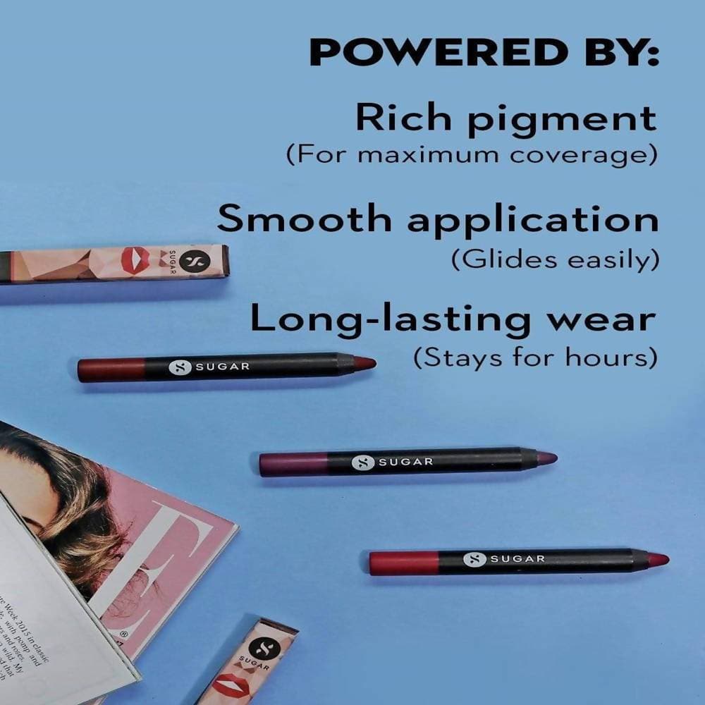 Sugar Matte As Hell Crayon Lipstick - Pepper Anderson (Orangey red) - Distacart