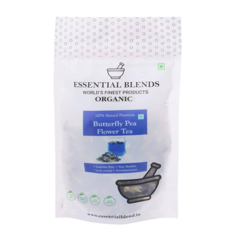 Essential Blends Organic Butterfly Pea Flower Green Tea - Distacart
