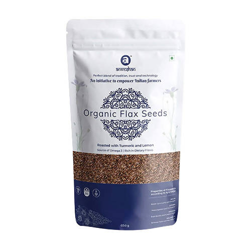 Anveshan Organic Roasted Flax Seeds
