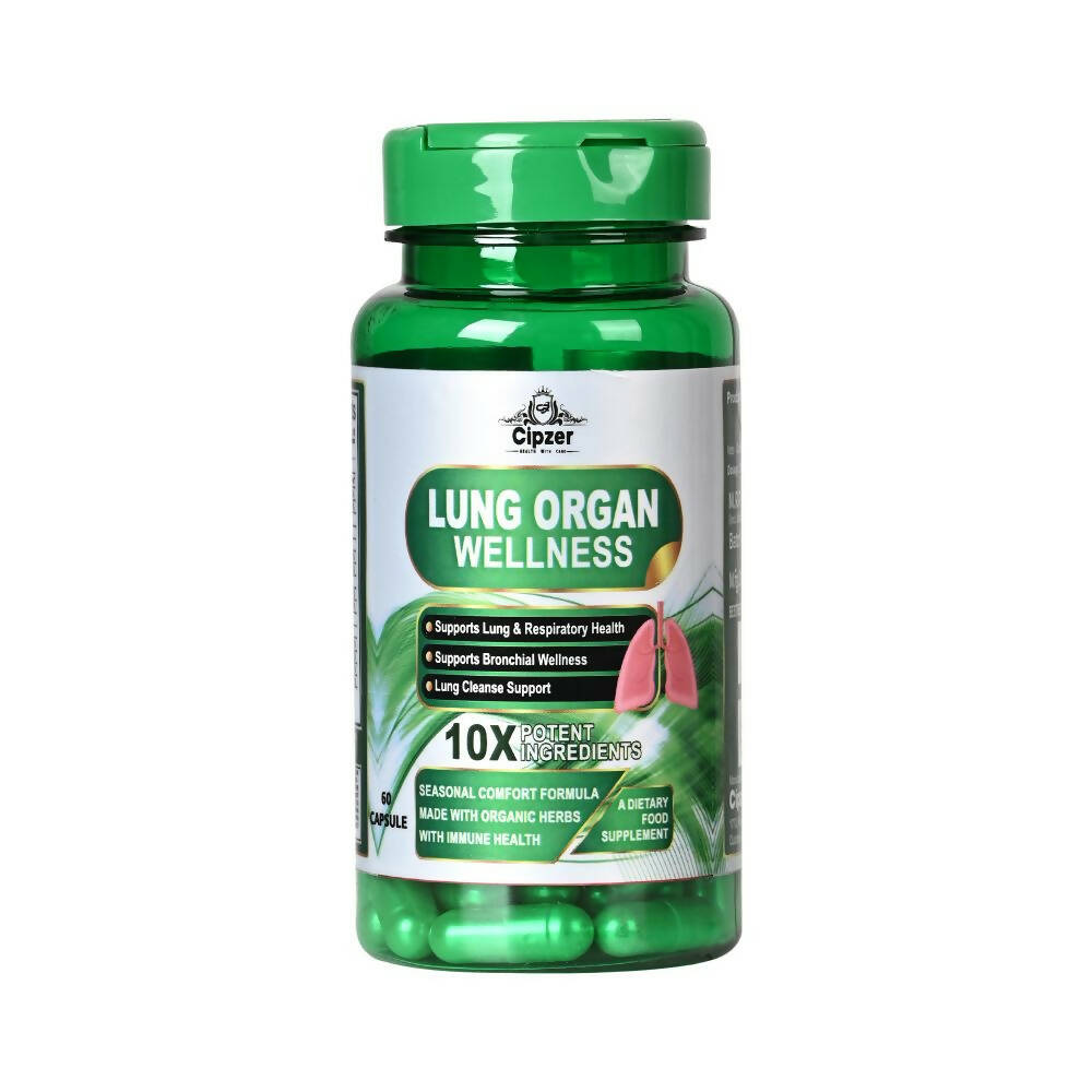 Cipzer Lung Organ Wellness Capsules - Distacart