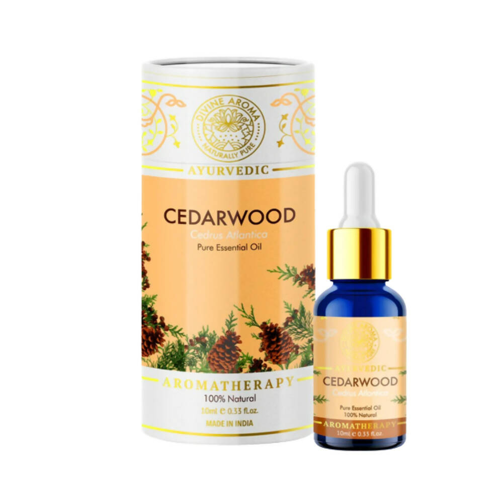 Divine Aroma 100% Pure Cedarwood Essential Oil - Distacart