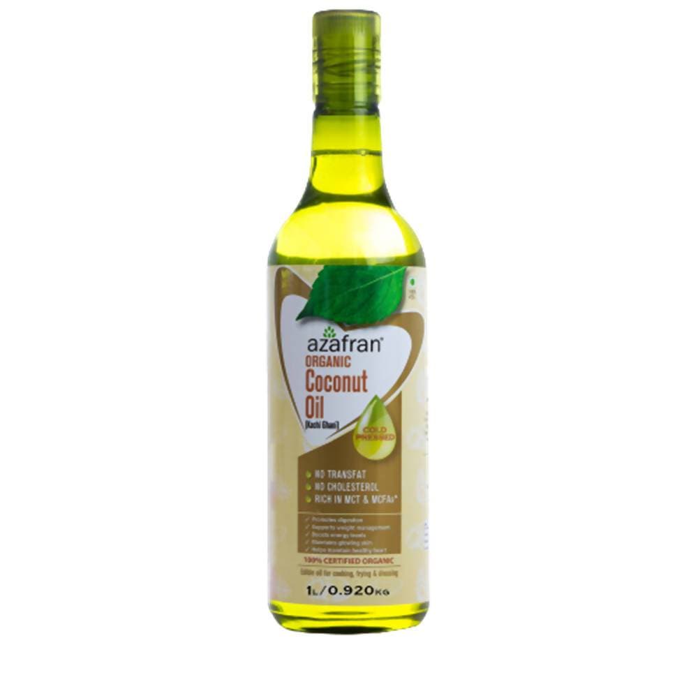 Azafran Organic Coconut Oil (Cold Pressed) - Distacart