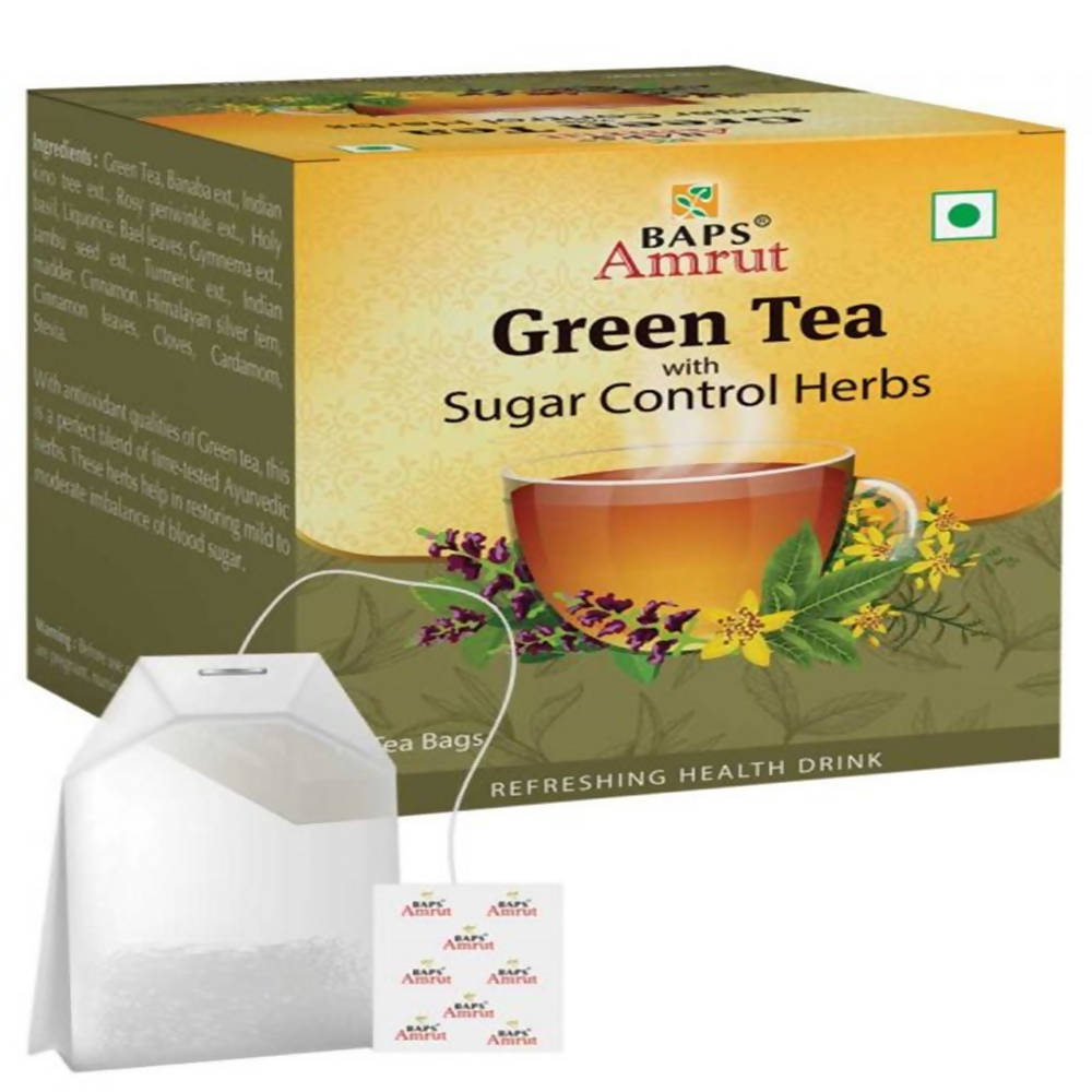 Baps Amrut Green Tea with Sugar Control Herbs
