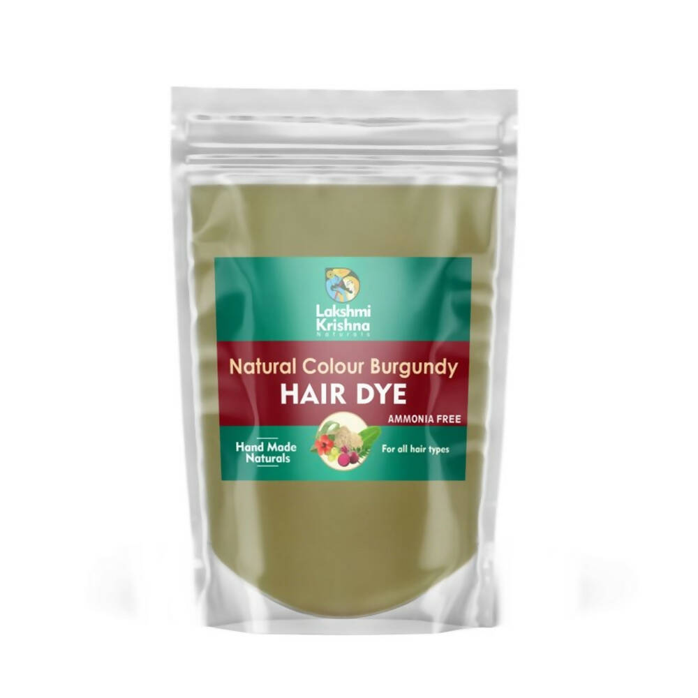 Lakshmi Krishna Naturals Colour Burgundy Hair Dye - Distacart