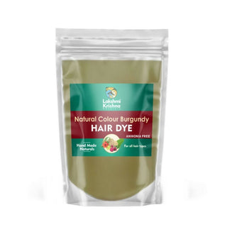 Lakshmi Krishna Naturals Colour Burgundy Hair Dye - Distacart