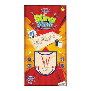 Skoodle Sling Puck Game, Super Fast Portable Table Board Game for Kids and Adults, Tabletop Slingshot Games Toys for Boys and Girls - Distacart