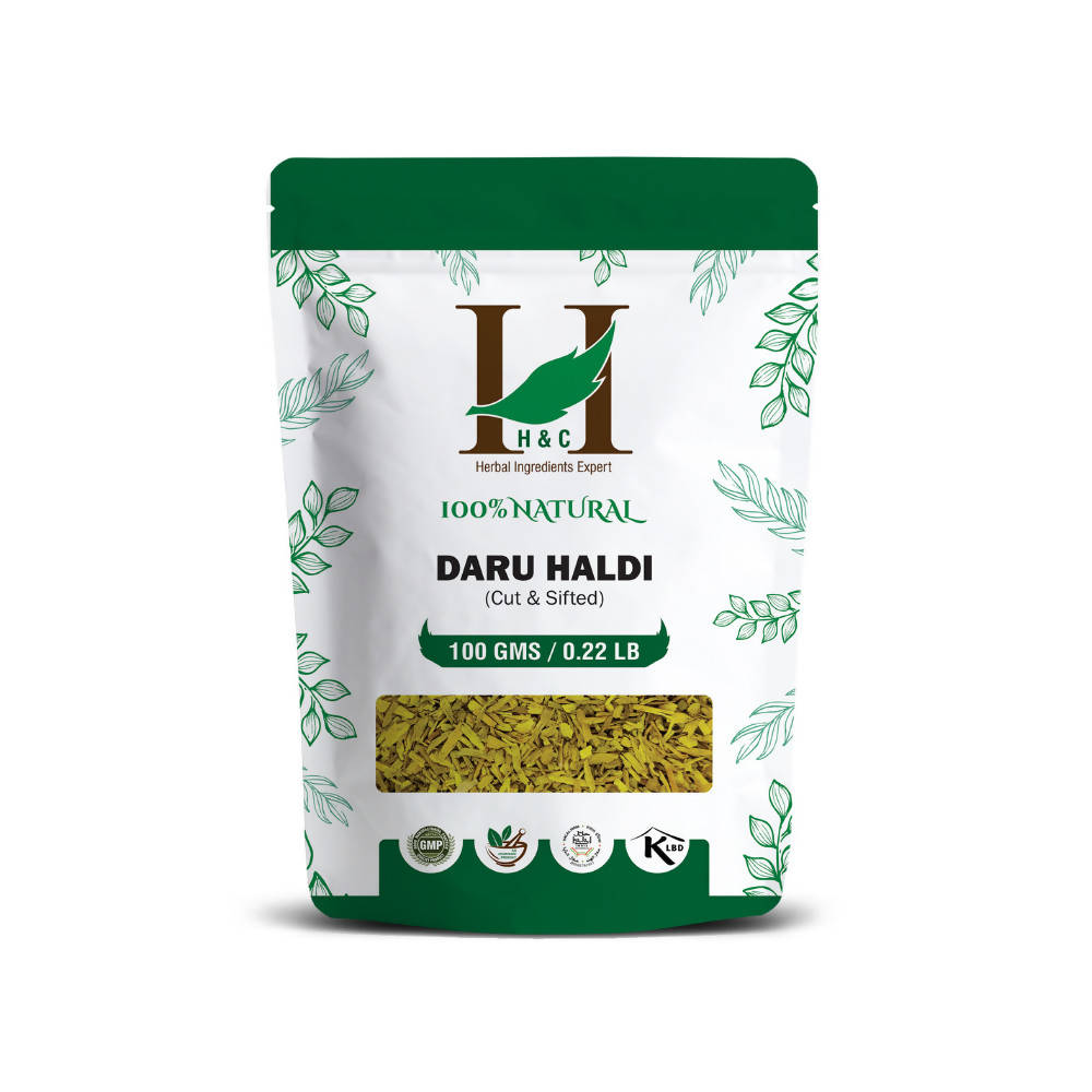 H&C Herbal Daru Haldi Cut & Shifted Herbal Tea Ingredient - Distacart